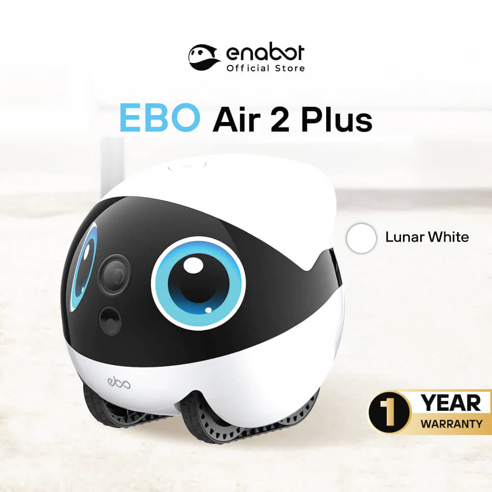 กล้องวงจรปิดหุ่นยนต์ ENABOT EBO AIR 2 PLUS สีขาว